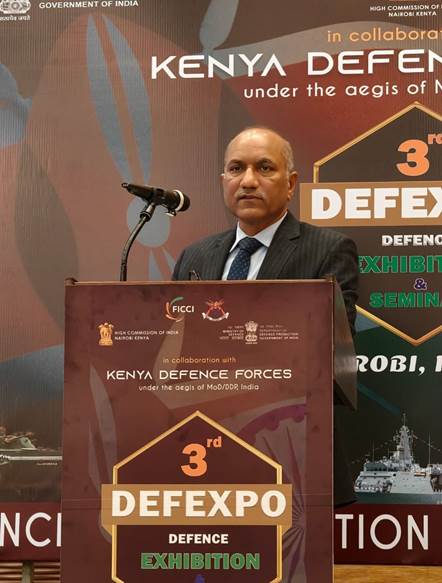 India–Kenya Defence Cooperation Strengthened at 3rd Defence Exhibition & Seminar in Nairobi India–Kenya Defence Cooperation Strengthened at 3rd Defence Exhibition & Seminar in Nairobi