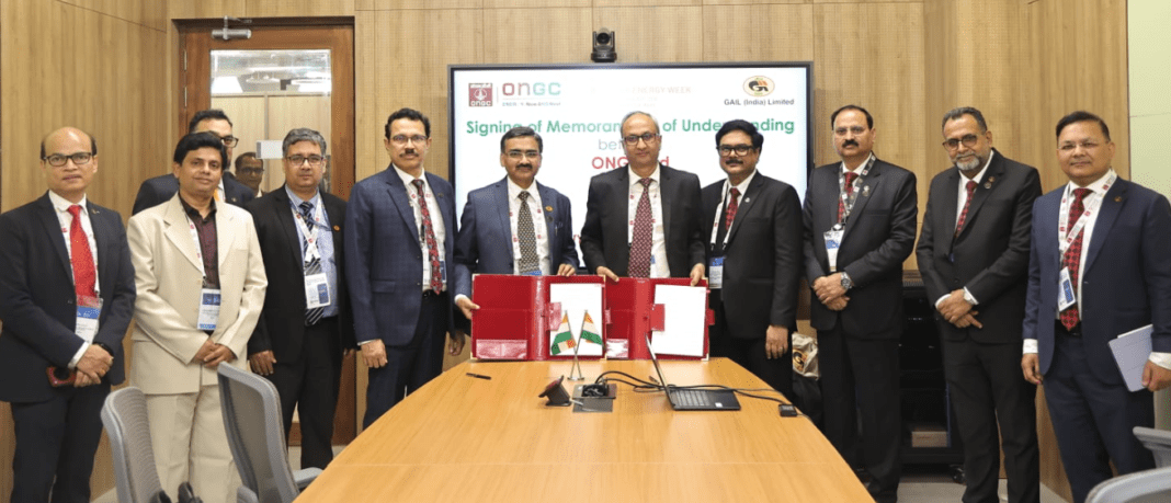 ONGC and GAIL Sign MoU at India Energy Week 2026 to Explore Collaboration in Exploration Bid Rounds ONGC and GAIL Sign MoU at India Energy Week 2026 to Explore Collaboration in Exploration Bid Rounds