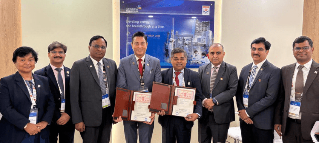 OIL and HPCL Sign MoU at India Energy Week 2026 for Compressed Bio-Gas Project OIL and HPCL Sign MoU at India Energy Week 2026 for Compressed Bio-Gas Project