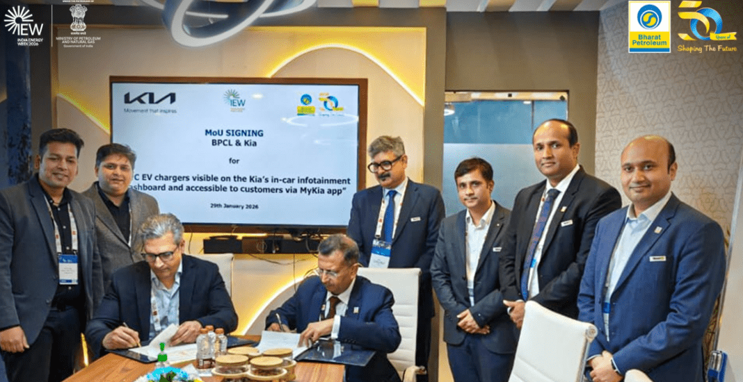 BPCL and Kia Collaborate to Enable Connected EV Charging Experience BPCL and Kia Collaborate to Enable Connected EV Charging Experience