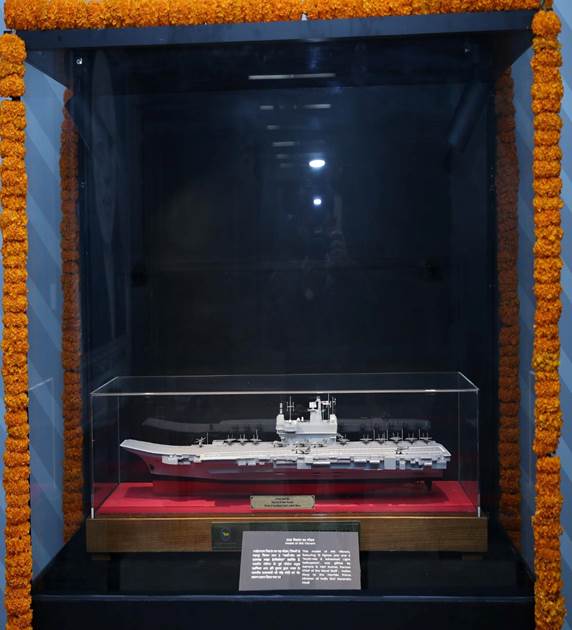 INS Vikrant Scale Model Exhibition Inaugurated at Pradhanmantri Sangrahalaya INS Vikrant Scale Model Exhibition Inaugurated at Pradhanmantri Sangrahalaya