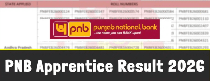 PNB Apprentice Result 2026 Released — Check Your Name in the Shortlist at pnb.bank.in PNB Apprentice Result 2026 Released — Check Your Name in the Shortlist at pnb.bank.in