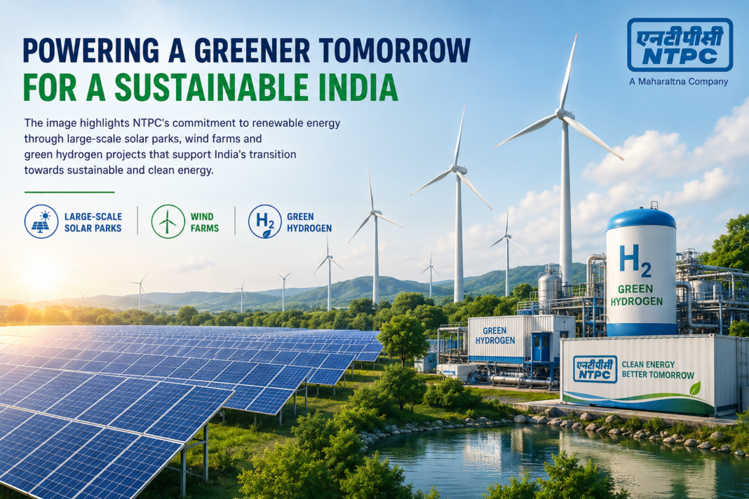 NTPC Accelerates Green Energy Expansion with New Solar and Green Hydrogen Projects NTPC Accelerates Green Energy Expansion with New Solar and Green Hydrogen Projects