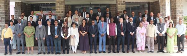 MEA-CSIR Tech Familiarization Programme delegation at CSIR in New Delhi