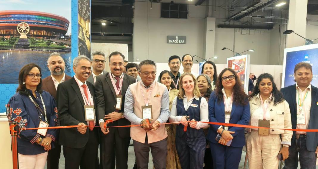 IRCTC Showcases Premium Tourism Products at IMEX Las Vegas 2026 IRCTC at IMEX Las Vegas 2026 India Pavilion